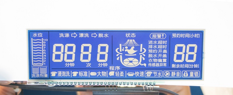 洗衣机STN蓝膜LC